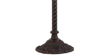 Peacock Tiffany Style 70" Torchiere LED Floor Lamp - JONATHAN Y